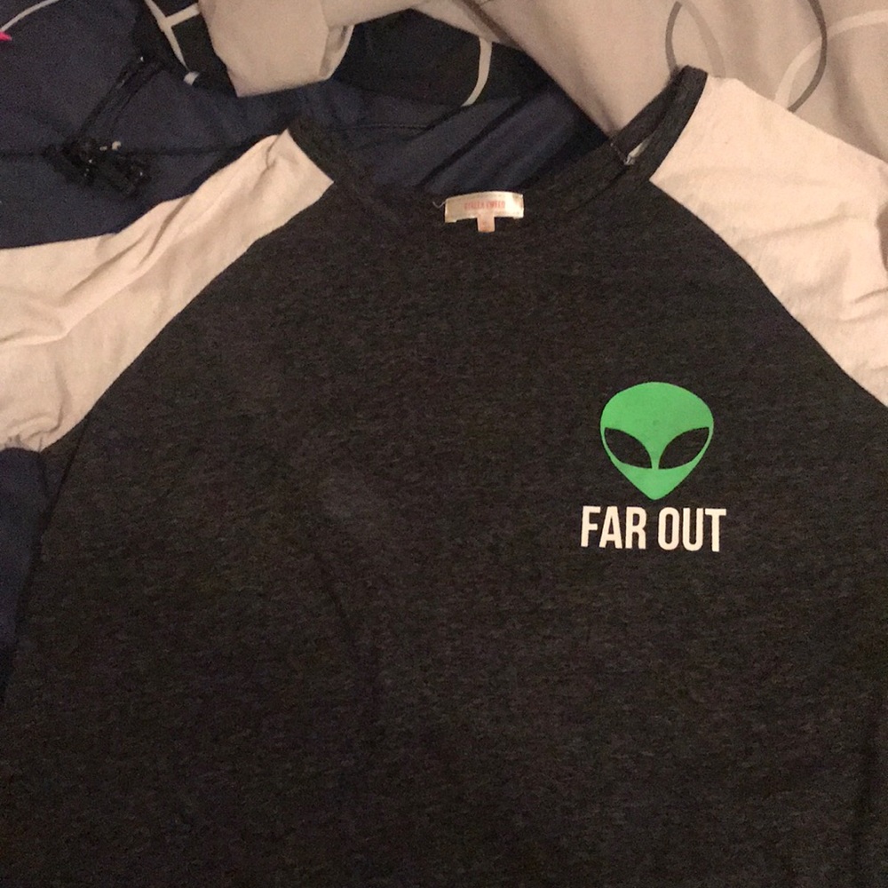 far out baseball tee